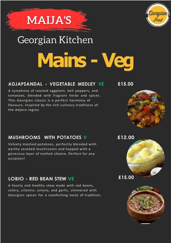 Mains - Vegetarian