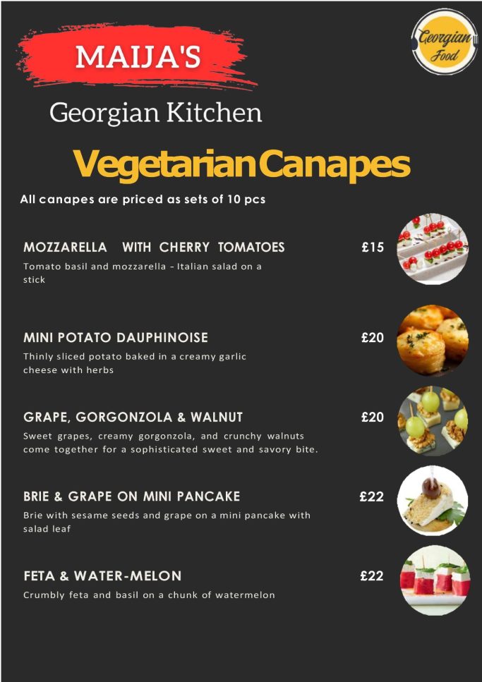 Vegetarian Canapes