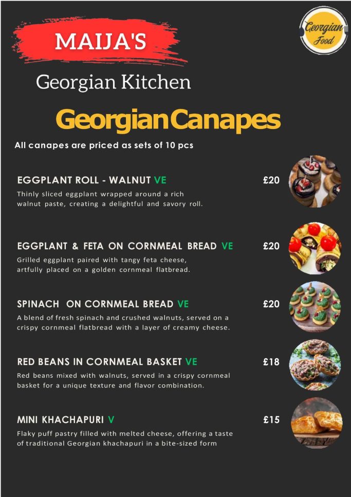 Georgian Canapes