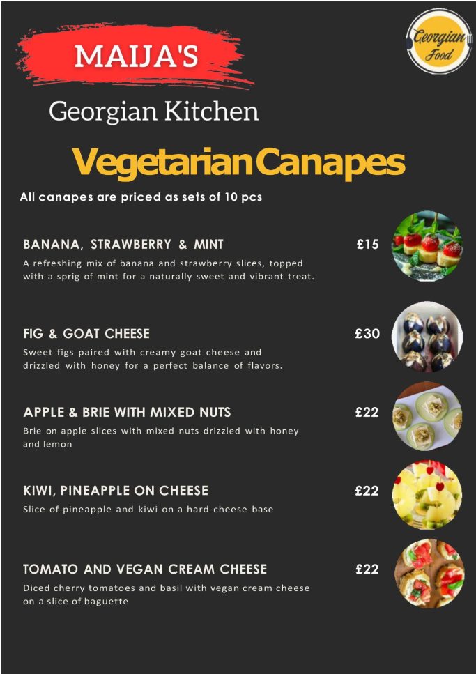 Vegetarian Canapes